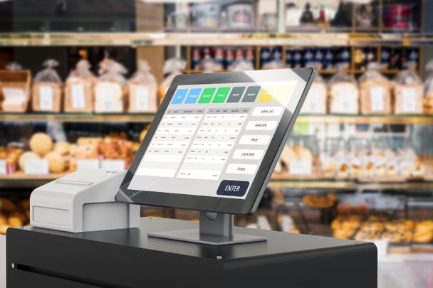 3d rendering point of sale system for store management
