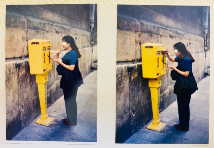 フランスの郵便ポストは黄色い