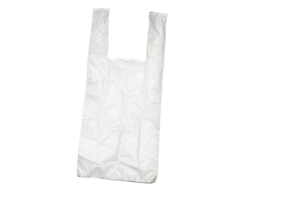 パン屋さんの包装紙；白いレジ袋