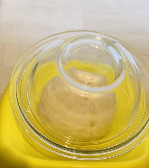 本日のパン72；マロン食パン中種一次発酵開始