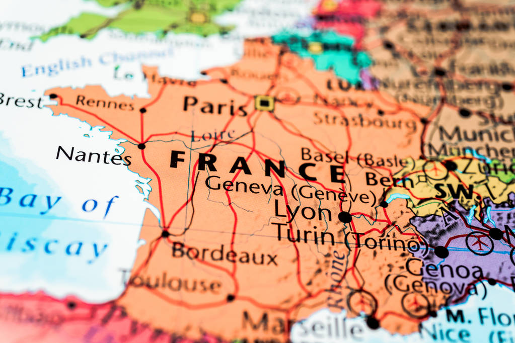 オニオンスープ：フランスの地図