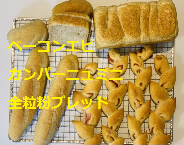 ベーコンエピ：本日のパン3種類